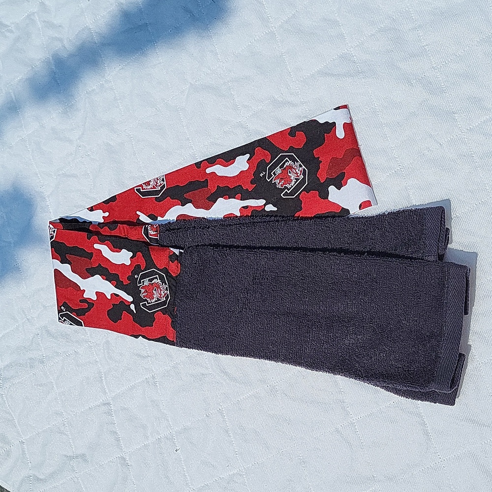 USC Gamecocks kitchen boa, barbecue neck scarf, put around neck to hold hot pots